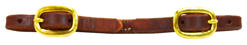 Leather Riveted Tack Curb Strap