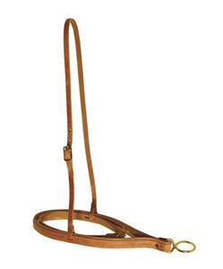 Leather Tie Down Noseband + Caveson