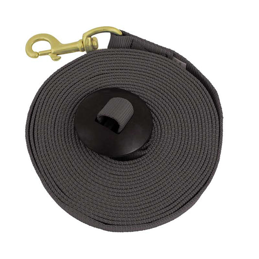 Flat Lunge Line With Rubber Stopper