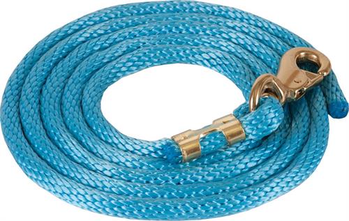 9' Poly Lead Rope - Brass Bolt Snap
