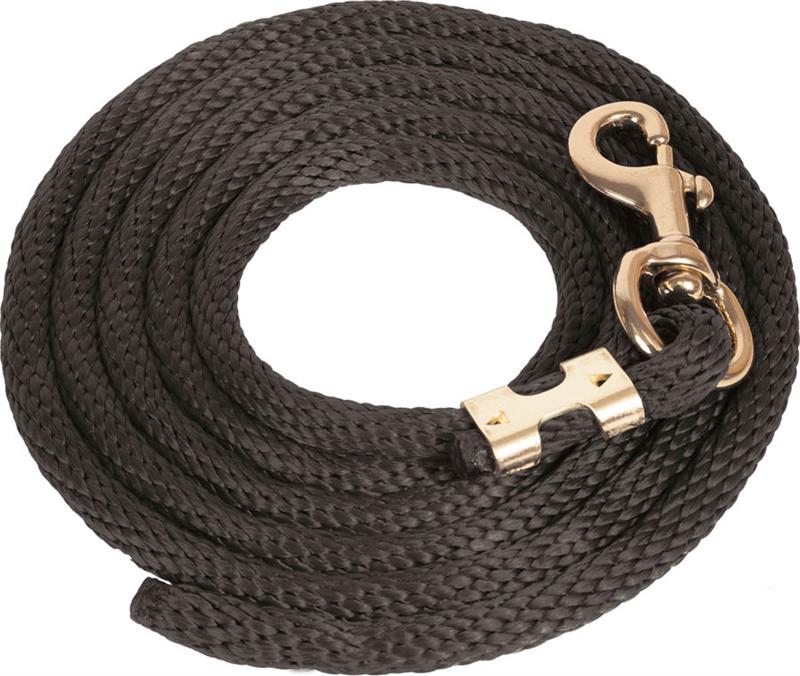 9' Poly Lead Rope - Brass Bolt Snap