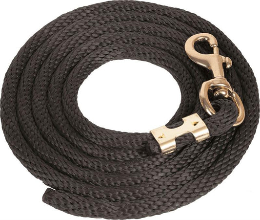 9' Poly Lead Rope - Brass Bolt Snap
