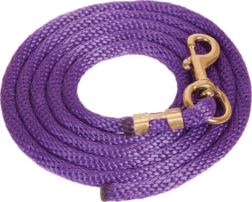 9' Poly Lead Rope - Brass Bolt Snap
