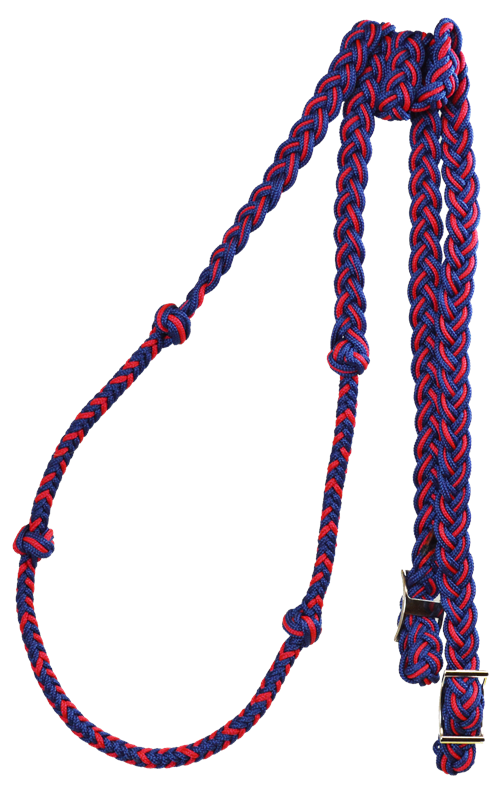 Braided Nylon Barrel Reins